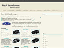 Tablet Screenshot of ford-de.com